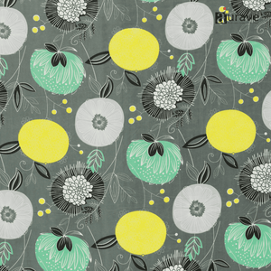 Close up Printed Floral  Design 