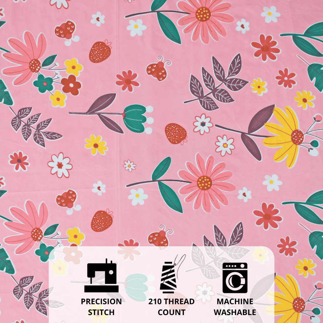 Close-up Fitted Bedsheet design
