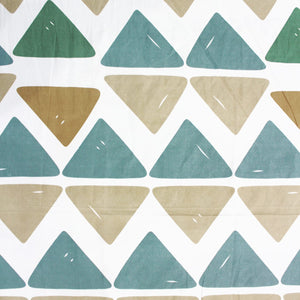 Soft Cotton Geometrical Print 210 TC Flat Bedsheet In Multicolor At Best Prices