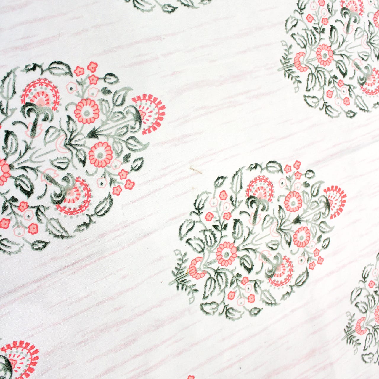 Soft Cotton Floral Print 210 TC Flat Bedsheet In Multicolor At Best Prices