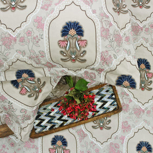 Cotton Floral Print 210 TC Flat Bedsheet In Multicolor At Best Prices
