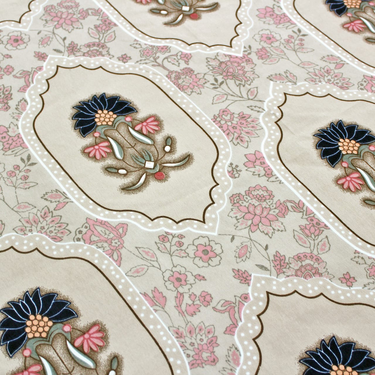 Cotton Floral Print 210 TC Flat Bedsheet In Multicolor At Best Prices