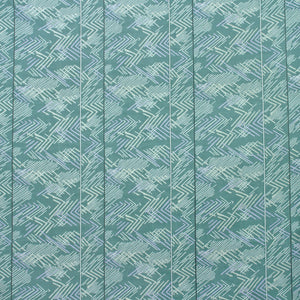 Cotton Geometrical Print 210 TC King Size Fitted Bedsheet In Multicolor