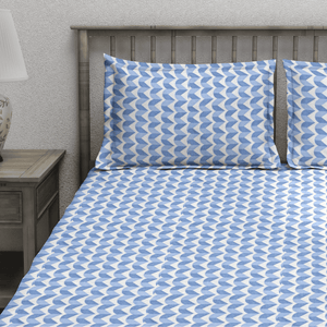 Fitted Bedsheet with Pillow Covers
