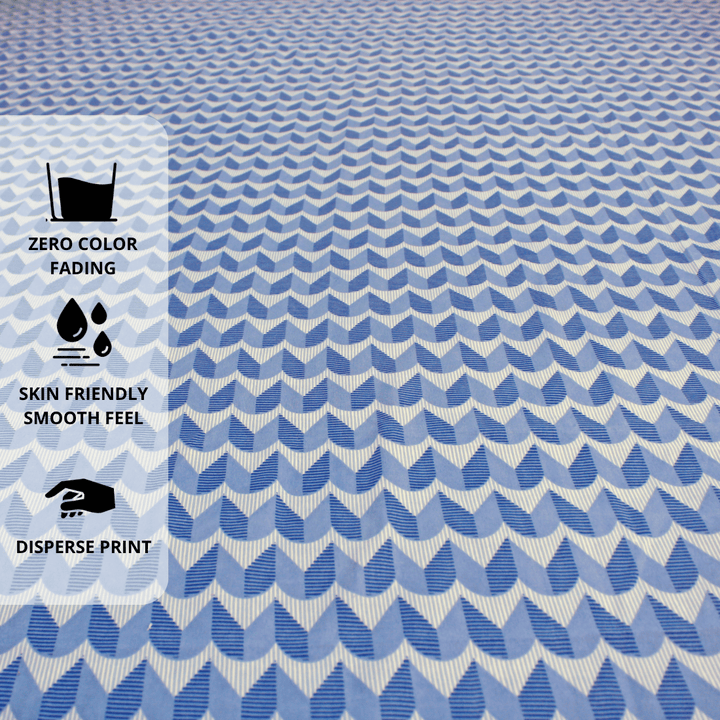 Abstract Cotton Fitted Bedsheet Design