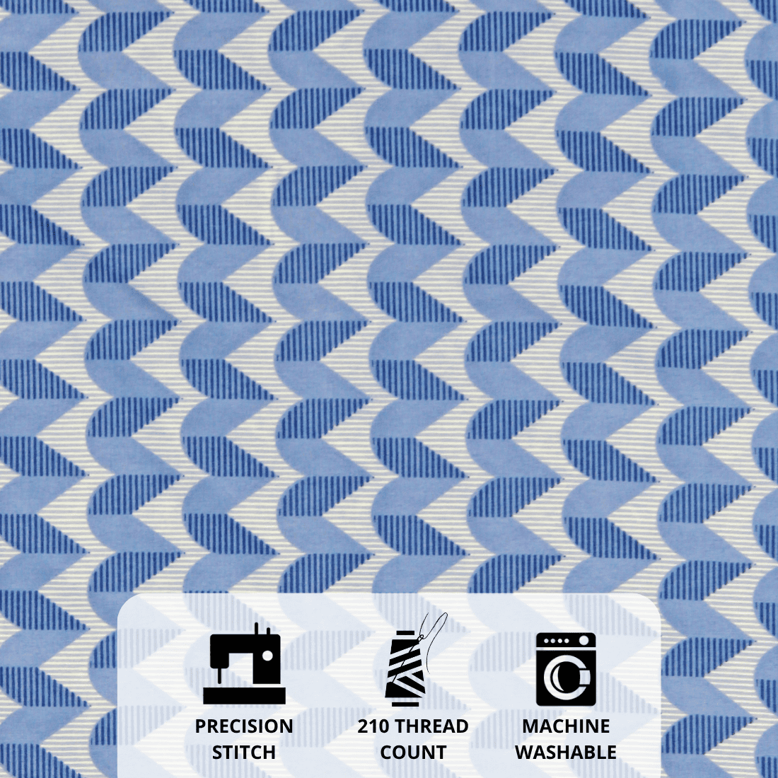 Fabric Abstract Fitted bedsheet