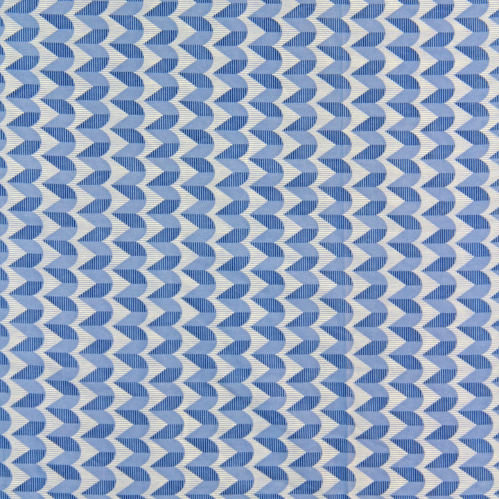 Blue abstract pattern cotton bedsheet design