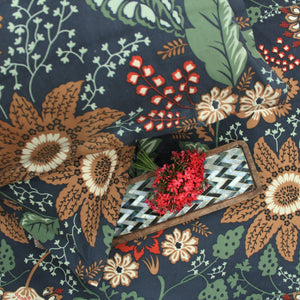 Cotton Floral Print 210 TC Flat Bedsheet In Multicolor At Best Prices