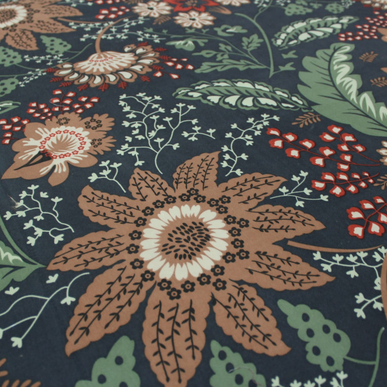 Cotton Floral Print 210 TC Flat Bedsheet In Multicolor At Best Prices