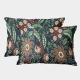 Printed Floral Set of 2 Pcs Pillow Cover - Multicolor
