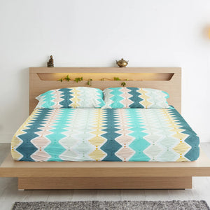 Flat Bedsheet with Pillow Covers 