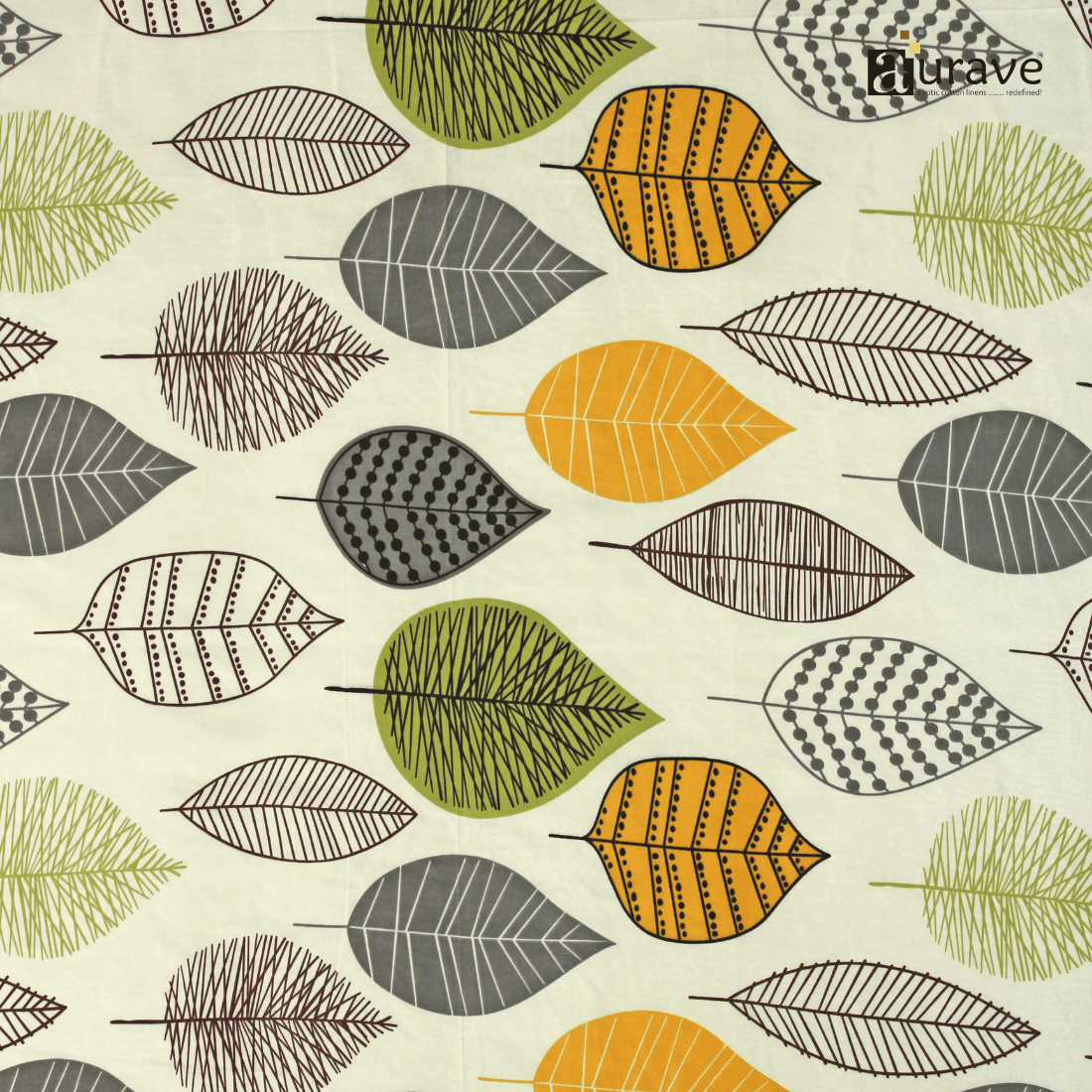 Close up view Printed Floral Design 