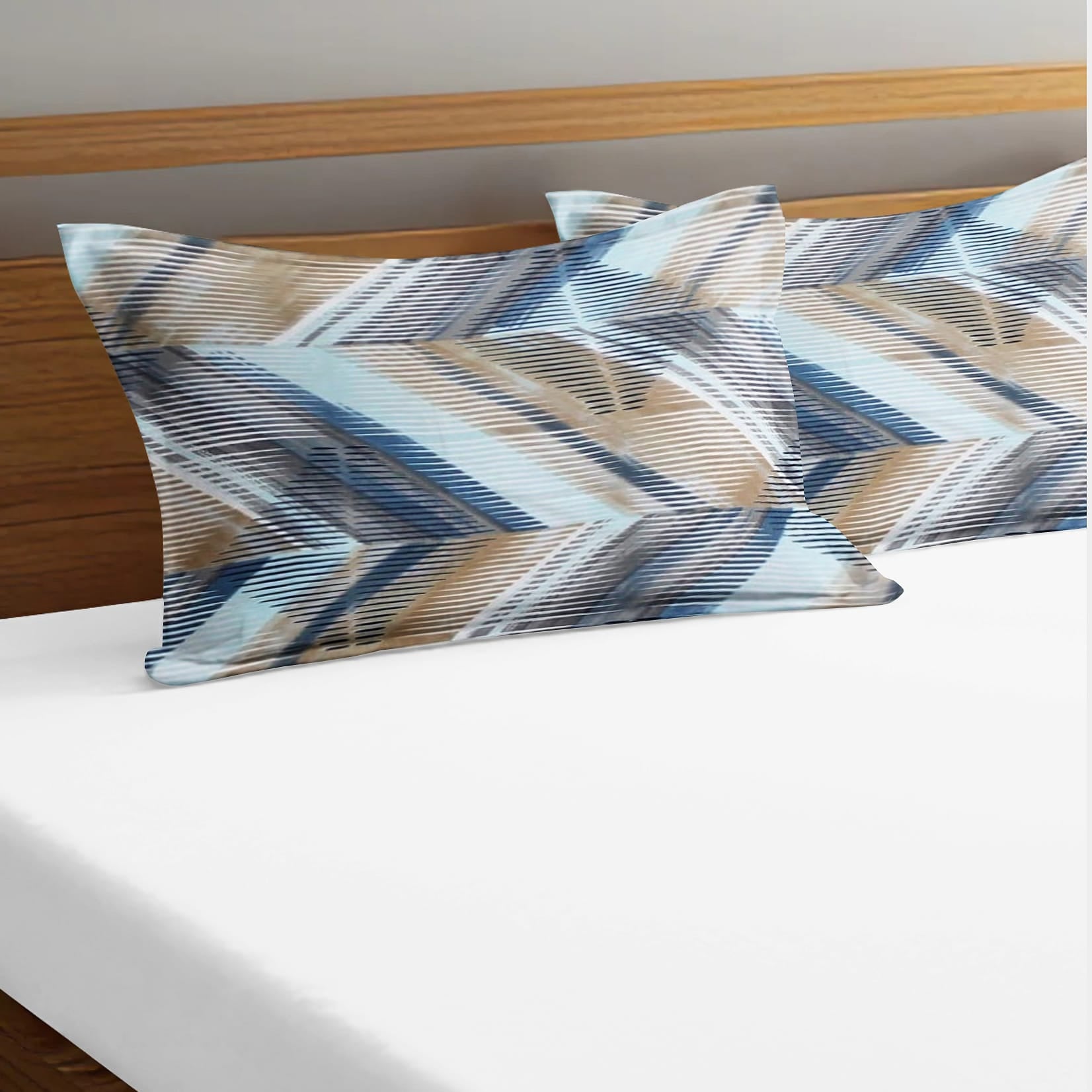 Printed Floral Set of 2 Pcs Pillow Cover - Multicolor