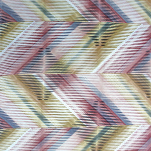 Stylish Multicolor 210 TC Cotton Geometrical Fitted Bedsheet At Best Price