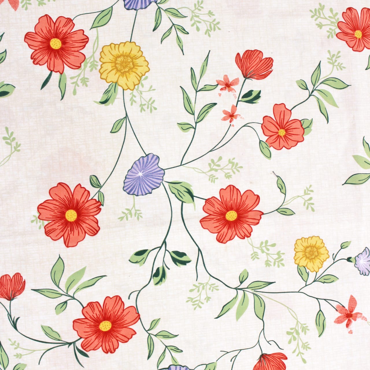Full View 210 TC Cotton Fitted Bedsheet Design