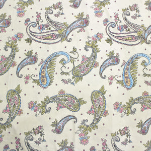 Full View Paisley Flat bedsheet  design 