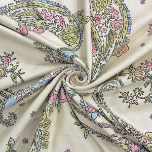 Paisley 210 TC fitted bedsheet 