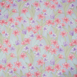 Full View Soft Cotton Bedsheet with Multicolor Floral Design