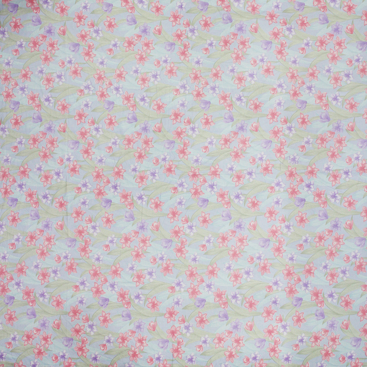 Soft Cotton Bedsheet with Multicolor Floral Design