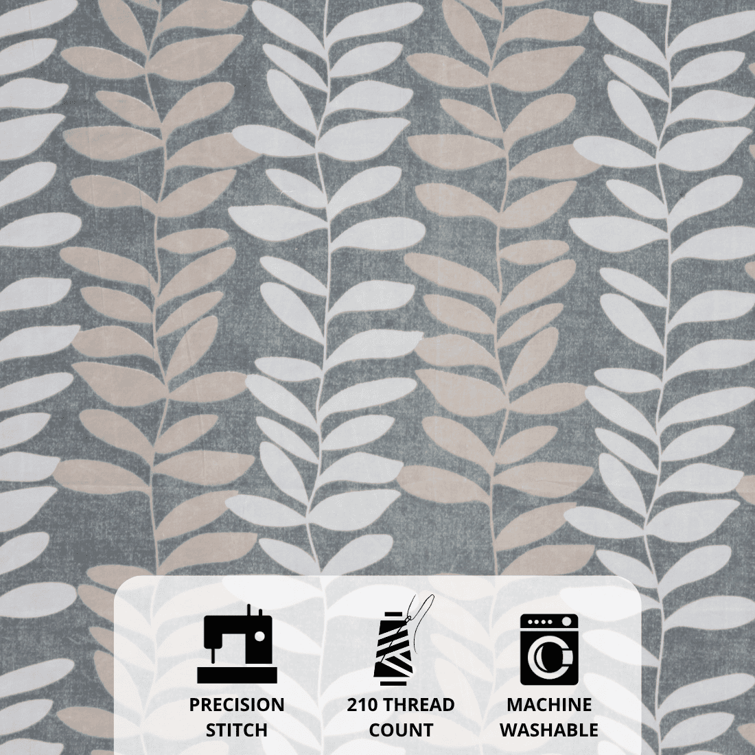 Damask cotton fitted bedsheet   