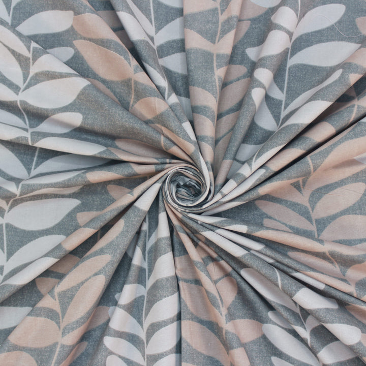 Damask Fitted Bedsheet displayed in swirl