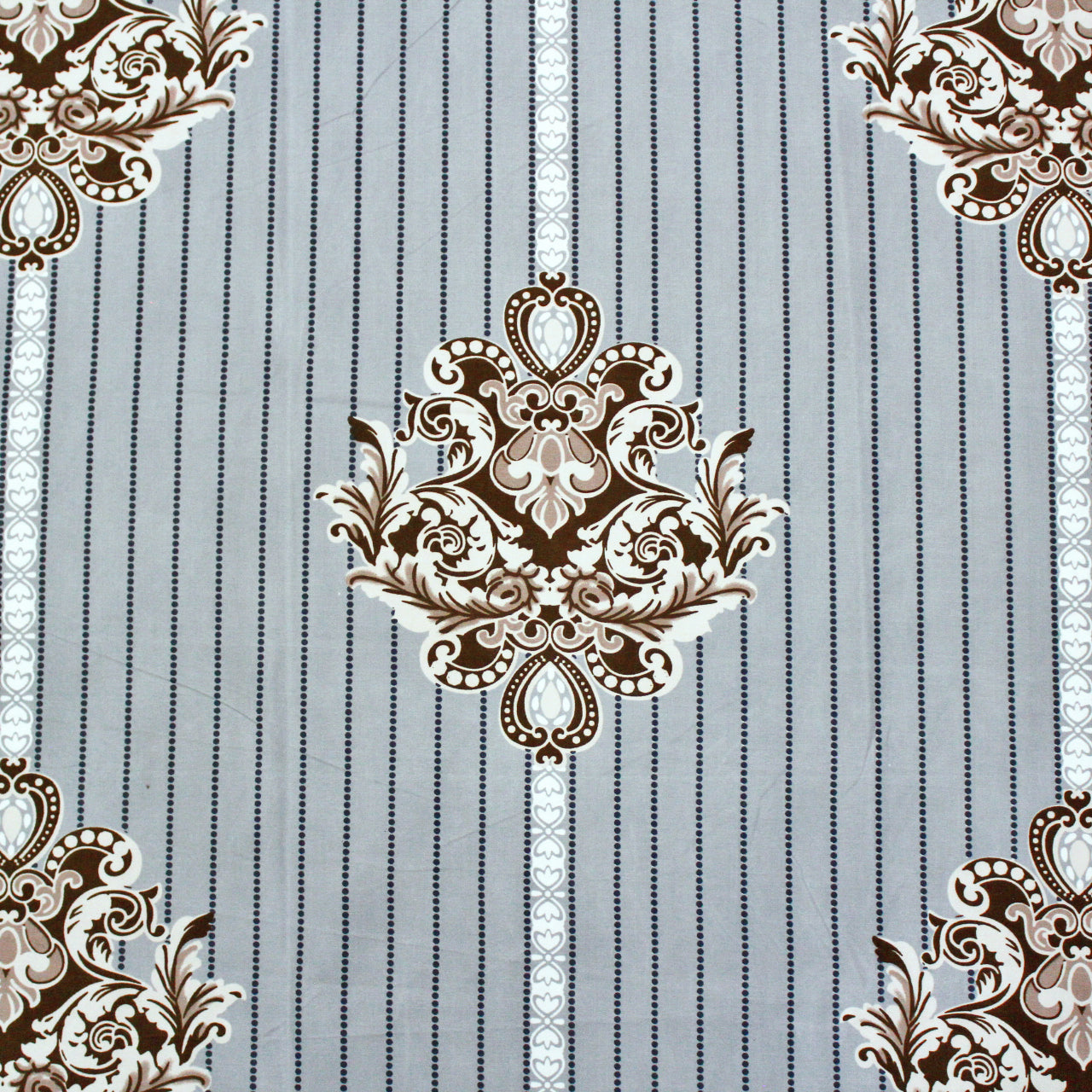 Damask Fitted Super King bedsheet  Design 