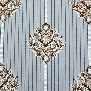 Damask Fitted Super King bedsheet  Design 