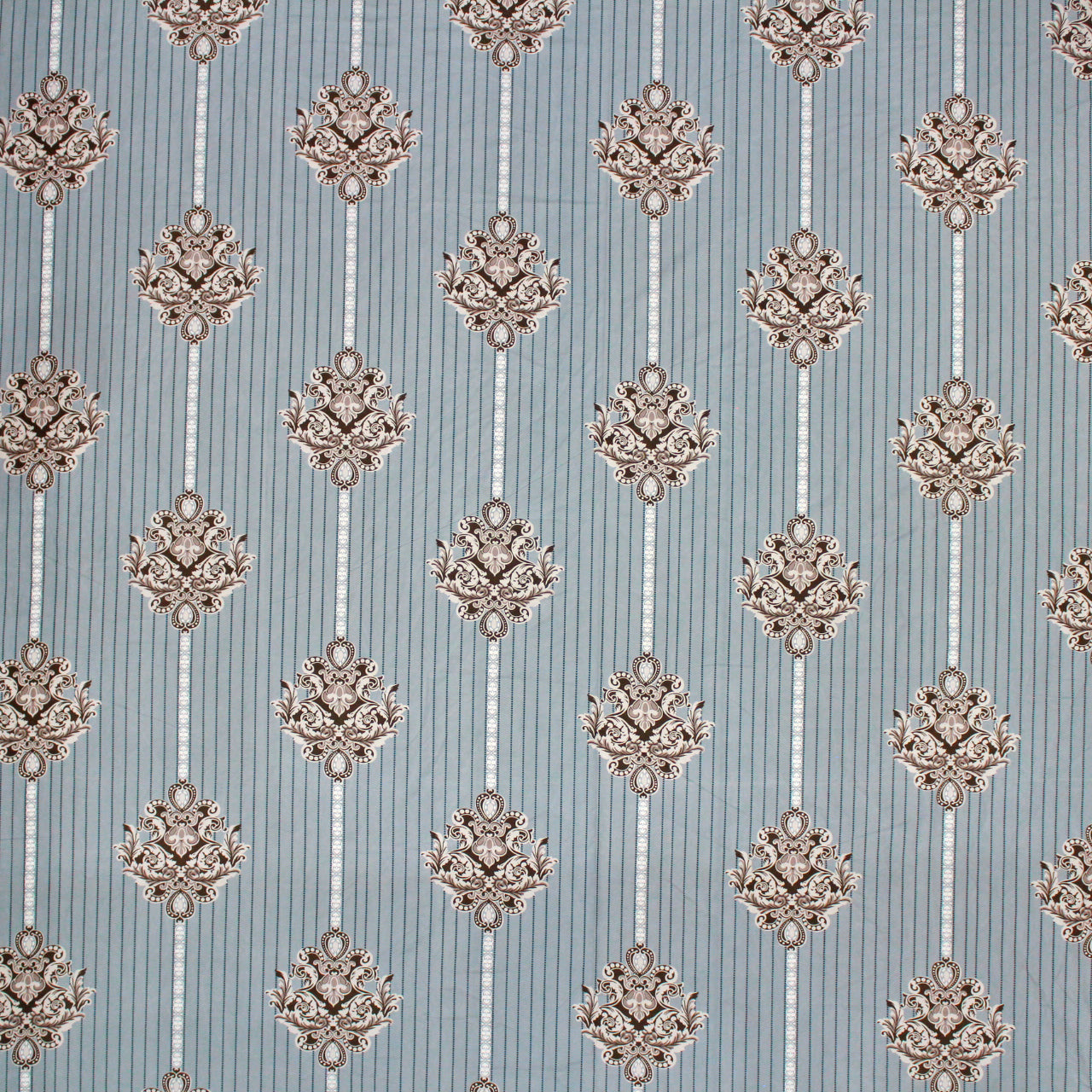 Damask Fitted Super King bedsheet Design 