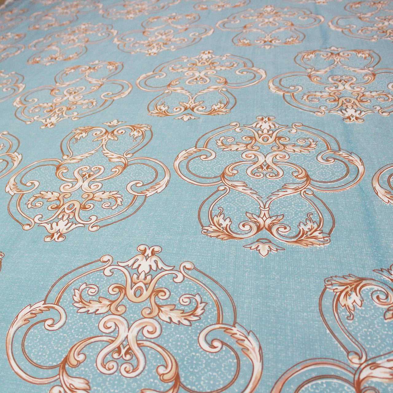 Damask 210 TC Fitted Bedsheet Design 