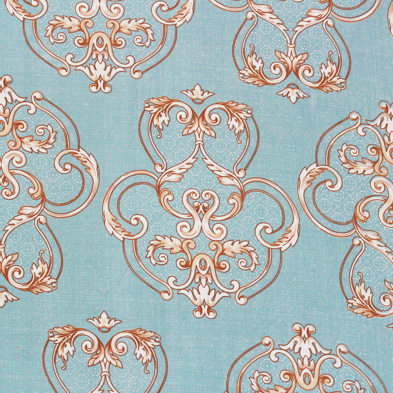 Close Up Damask 210 TC Fitted Bedsheet