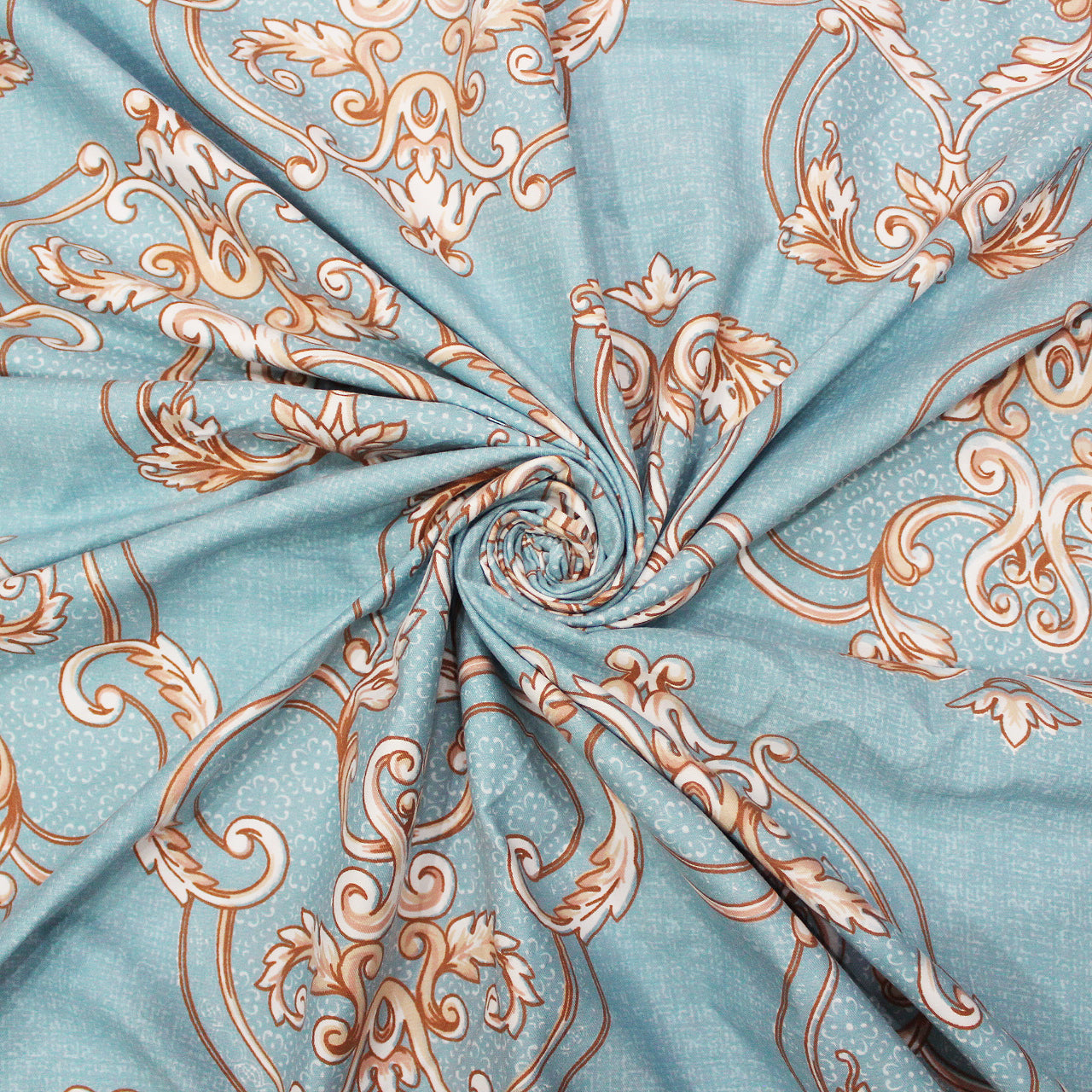 Damask 210 TC Fitted Bedsheet 