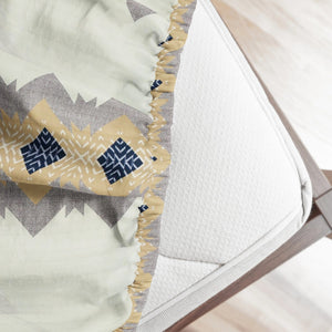 Geometrical 210 TC Fitted Bedsheet 