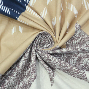 Geometrical 210 TC Fitted Bedsheet 