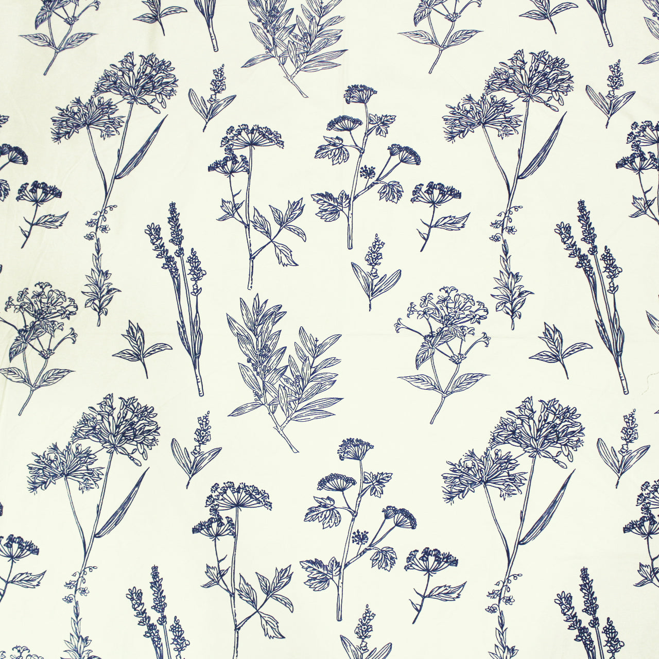 Full View Floral 210 TC flat bedsheet design