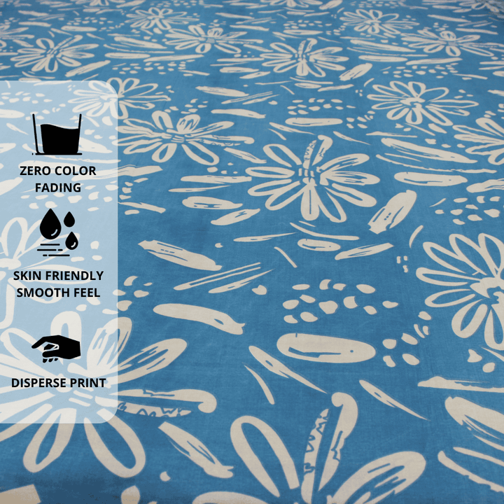 Floral Fitted bedsheet design