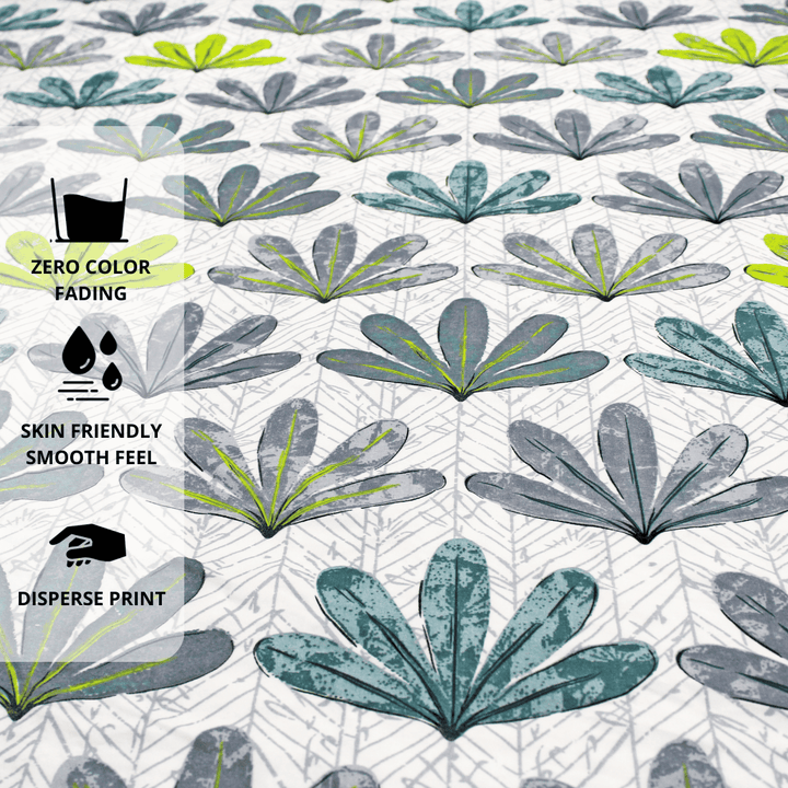 Multicolor floral 210 TC cotton bedsheet  Design