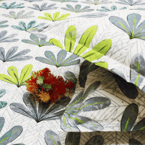 Multicolor floral 210TC Fitted bedsheet with matching pillow covers
