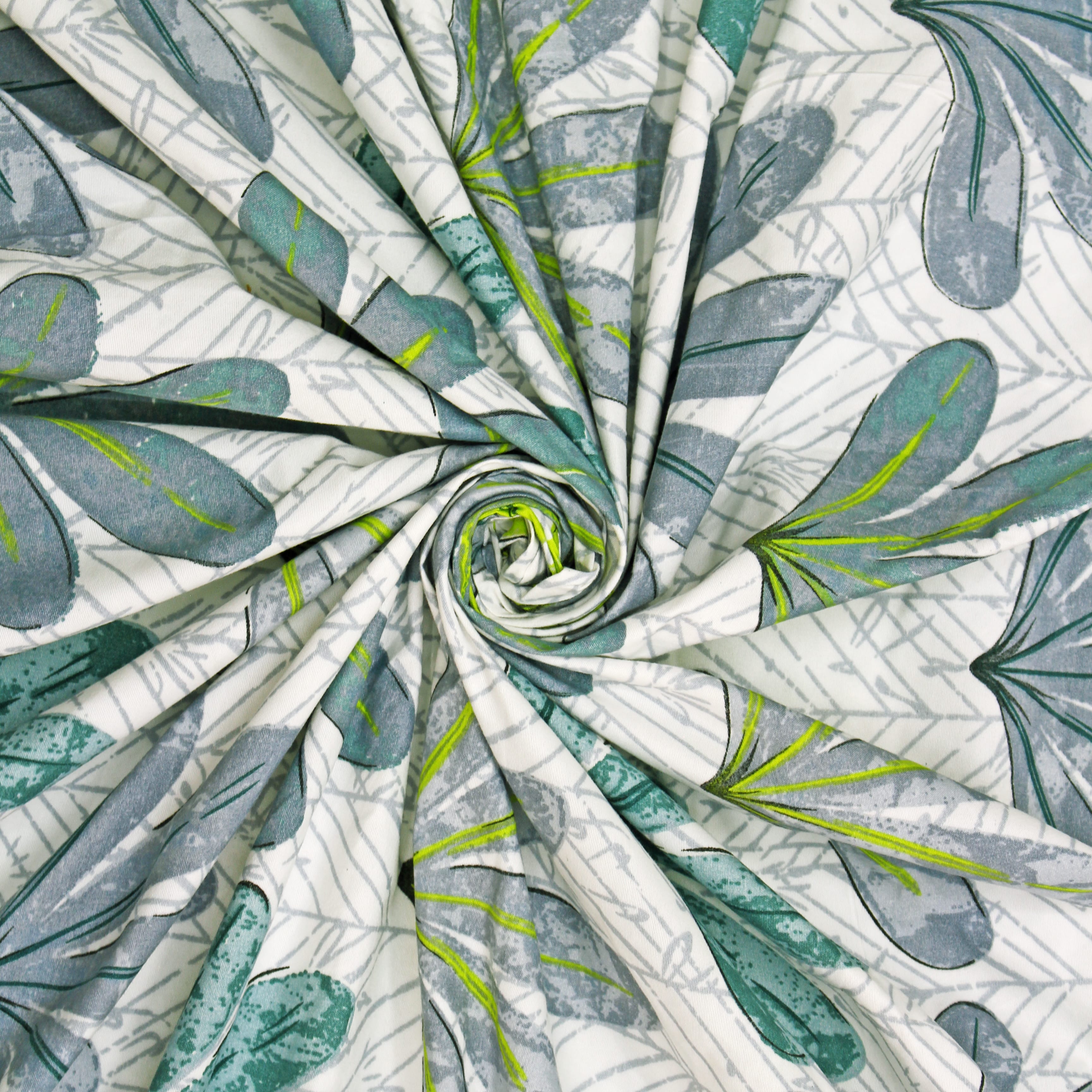 Multicolor floral 210TC Fitted bedsheet 