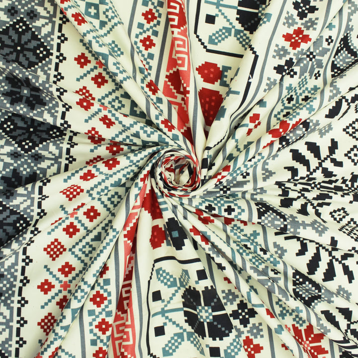 King size multicolor floral 210 TC flat bedsheet 