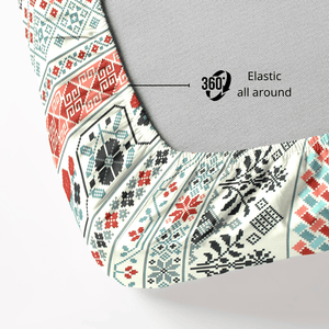 Elastic all around  Fitted Bedsheet 