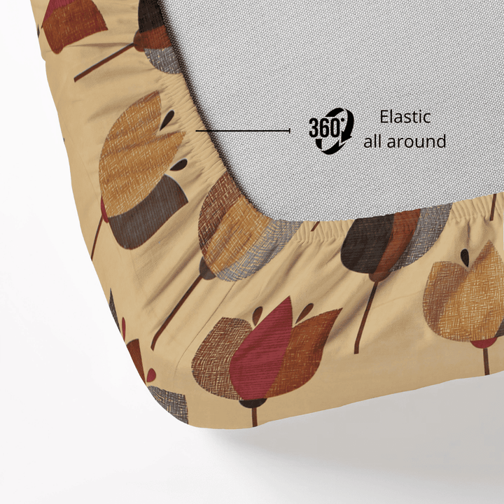 Elastic All Around Fitted Bedsheet 