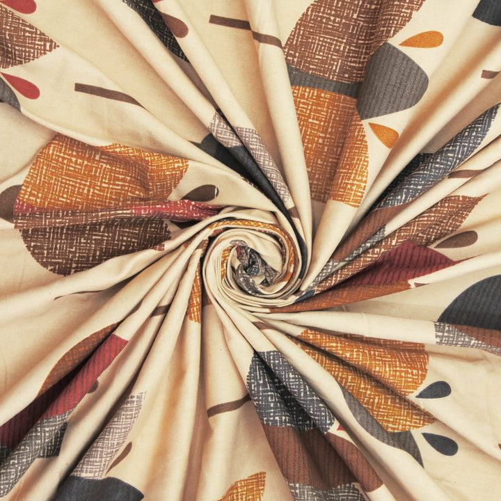 Floral 210 TC Fitted bedsheet 