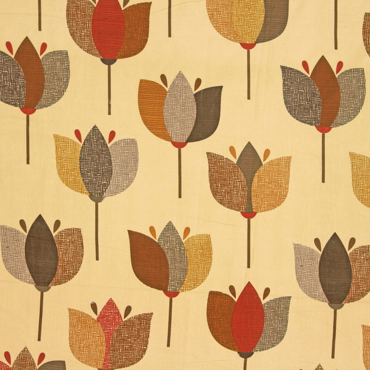 Close Up Floral 210 TC Fitted bedsheet  Design 