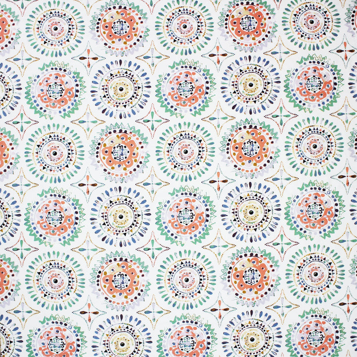 Multicolor geometric 210 TC flat bedsheet Design 