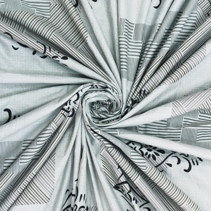 Damask 210 TC Fitted bedsheet 