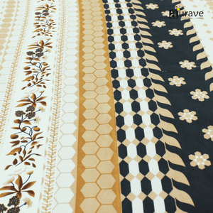  Full View Printed Floral  Design 
