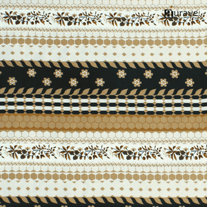 Close up View Printed Floral  Design 