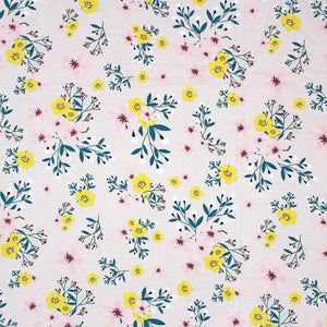 Floral 210 TC Flat bedsheet  Design