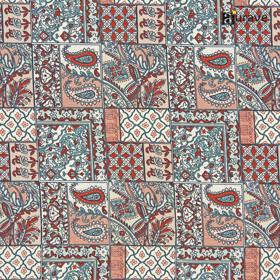 Close up Printed Floral Design 