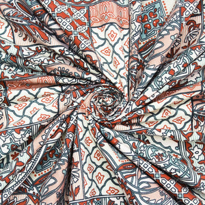 Floral 210 TC Flat Cotton Bedsheet 